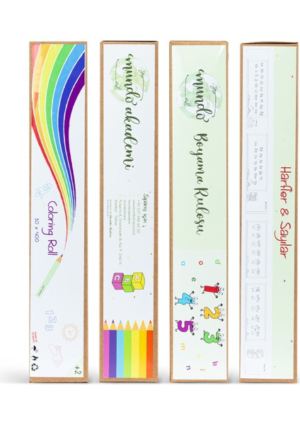 Coloring Roll-Harfler ve Sayılar