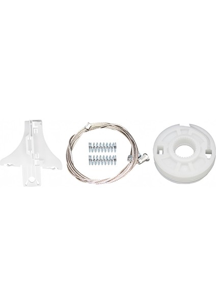 Volkswagen Passat B5 1996-2005 Arası Arka Sol Uyumlu Cam Kriko Teli ve Tamir Seti