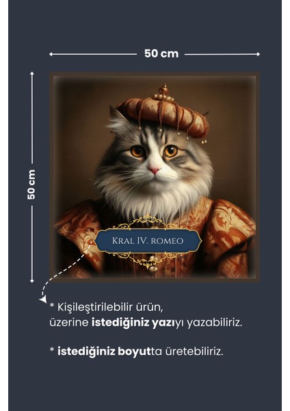 Soylu Tüylü Kedi Poster, Premium Baskı Poster, Gri Kedi, Statik Akıllı Kağıt (Yapay Zeka Tasarım) fırsatları