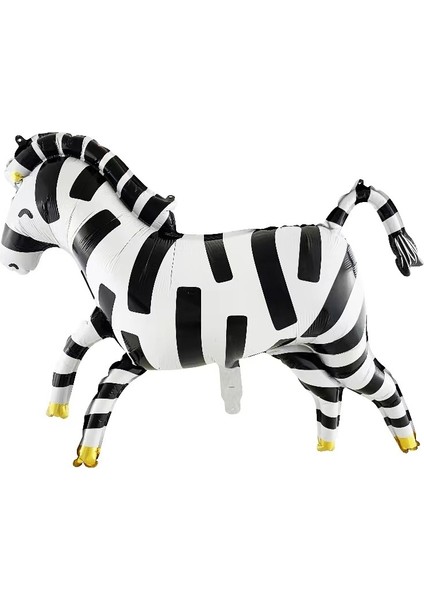 Büyük Zebra Folyo Balon 92X70 cm