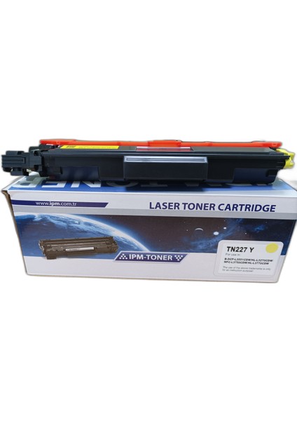 Ipm-Toner TN223 /TN227 Sarı Muadil Toneri - Çipli / HL-L3210 / L3230 / L3270 / L3290 / MFC-L3710 / L3750 / L3770