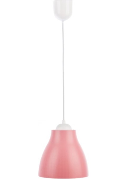Tekli Sarkıt Avize Plastik Aksiyon Küçük Pembe