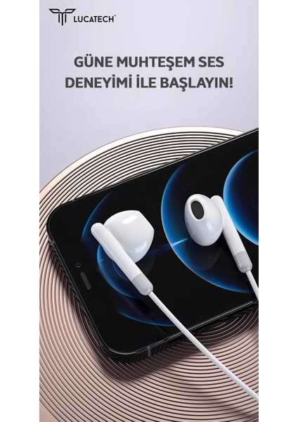 Özel Tasarım Kablolu Kulaklık 3.5 mm Jack Mikrofonlu