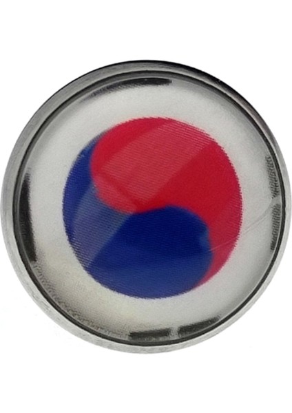 Güney Kore Yaka Rozeti South Korea Bayrak Rozet Yuvarlak Paslanmaz Çelik modelleri