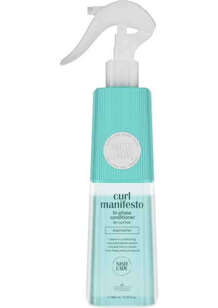 Curl Manifesto Kıvırcık ve Bukleli Saçlara Yönelik Çift Fazlı Koruma Saç Bakım Sprey 386 ml