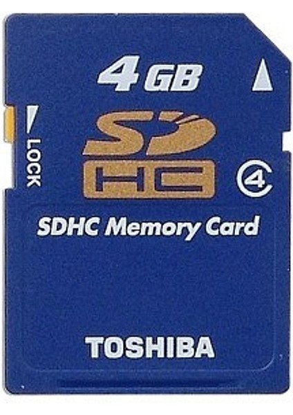 4 GB Sdhc Sd Hafıza Kartı Class 4