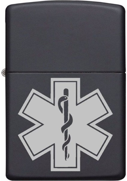 Emt Logo Broş Acil Tıp Teknisyeni Doktor Rozet Lazer Silinmez Resimli Benzinli Çakmak
