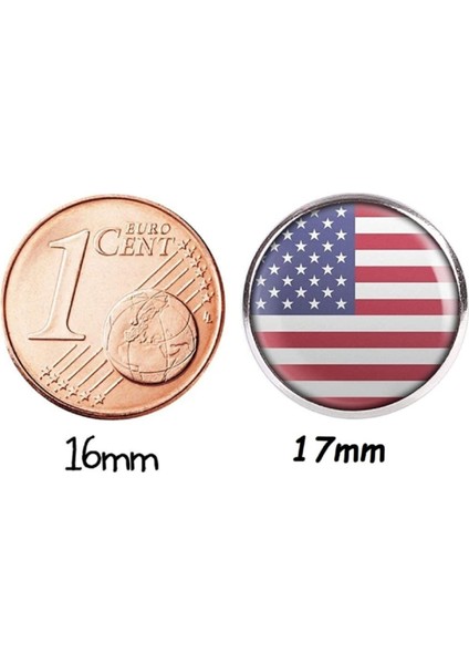 Amerika Yaka Rozeti America Usa Ülke Bayrağı Resimli 3D Camlı Çelik Rozet fiyatları