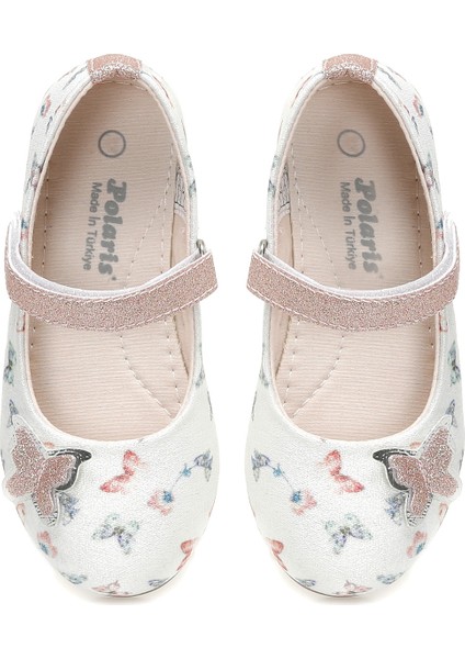 BUTY.B4FX Krem Kız Çocuk Babet