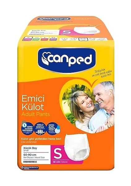 Emici Külot Küçük Boy Small 50-90 cm 30 Adet