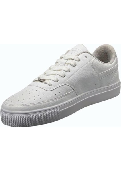 232-1291 Mr Erkek Beyaz Cilt Sneaker Ayakkabı