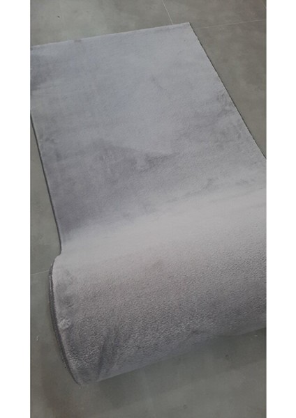 Gri Post Peluş Yumuşak Yıkanabilir Kaymaz Dot Taban Salon Koridor Çocuk Halısı modelleri