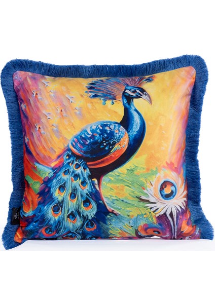 Kadife Kırlent Ithal Özel Tasarım Modern Klasik Püsküllü Kırlent Kılıfı modelleri