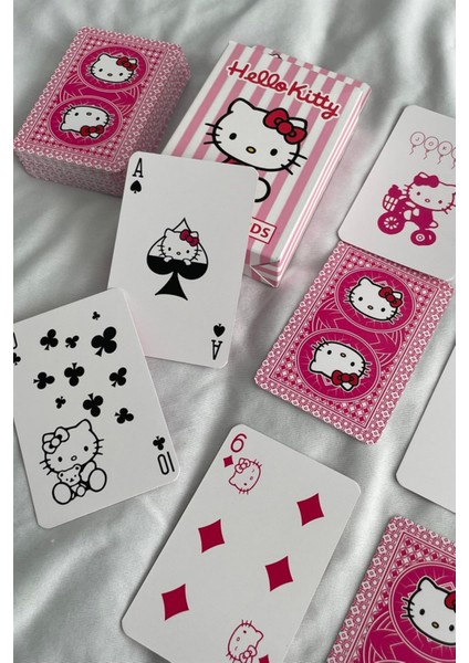 Anime Hello Kitty Iskambil Poker Kartı