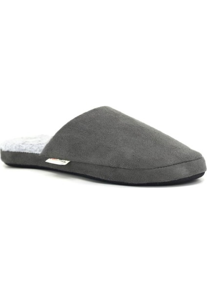 Erkek Ev Terliği Rahat Süet Kışlık Terlik Düz