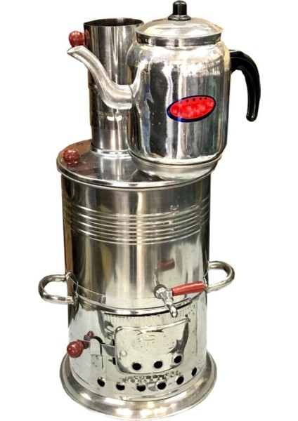 Odunlu Semaver ve Demlik Takımı 3,5 Litre fiyatları