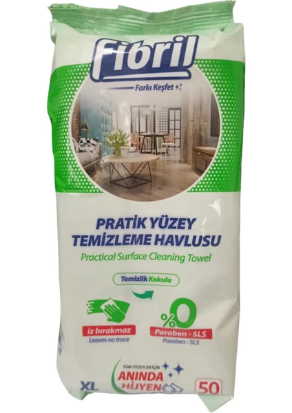 Pratik Yüzey Temizleme Havlusu (2 Adet)