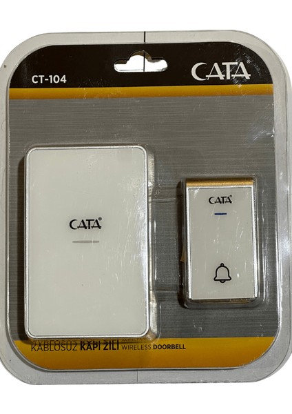 CT-104 Kablosuz Kapı Zili (Beyaz)
