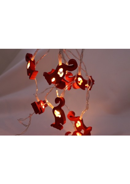 Dekoratif, Pilli, LED Işık, Flamingo