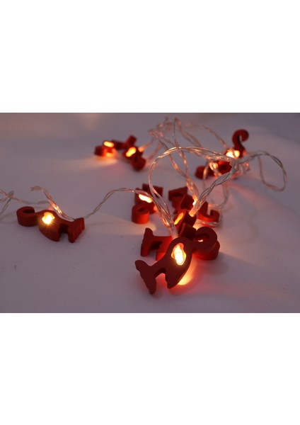 Dekoratif, Pilli, LED Işık, Flamingo