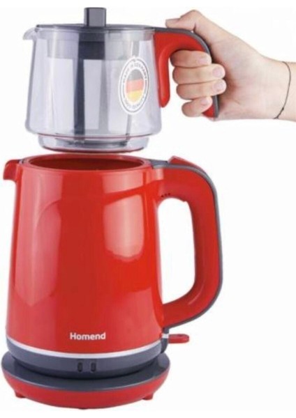 Homend Royaltea 1742H Çay Makinesi Kırmızı