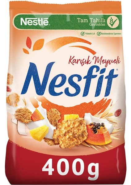 Nesfit Karışık Meyveli Mısır Gevreği 400 gr