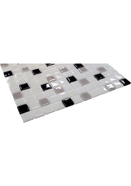 Mutfak Tezgah Arası ve Tüm Yaşam Alanları İçin Cam Mozaik. Taş Ölçüleri: 25X25X5 Mm. File Ölçüsü: 31.5X31.5 cm. ( 1 Koli = 10 File = 1 m2 Fiyatıdır ) fiyatları