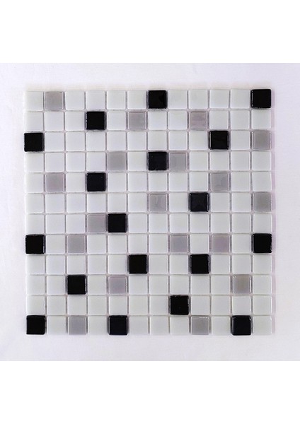 Mutfak Tezgah Arası ve Tüm Yaşam Alanları İçin Cam Mozaik. Taş Ölçüleri: 25X25X5 Mm. File Ölçüsü: 31.5X31.5 cm. ( 1 Koli = 10 File = 1 m2 Fiyatıdır )