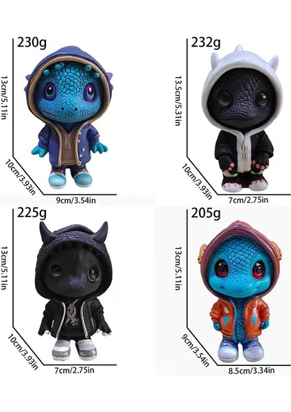Halloween Dragon Boy Resin Halloween Car Office Home Decoration Clollectible Action Figures Toys 13CM (Yurt Dışından) fiyatları