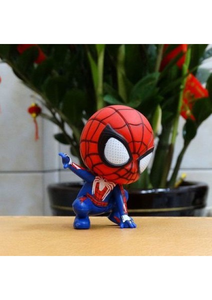 Spider Man Enamel Doll Handmade Doll Car Decoration Cake Decoration Doll Figure Toy Birthday Gift (Yurt Dışından) modelleri