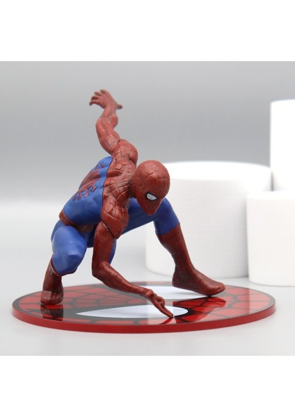 Spidermans Movie Model Plate Car Decoration Doll Birthday Toy Gift Pvc Model Decoration Action Figure Toys Gift (Yurt Dışından) modelleri