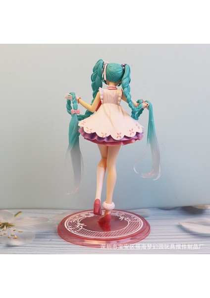 20CM Project Dıva Arcade Pink Cherry Hatsune Miku Figure Anime Girl Figurine Model Decoration Dolls (Yurt Dışından)