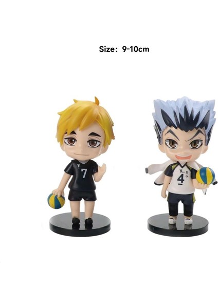 8 Adet Haikyuu!! Aksiyon S Versiyonu Şekilli Kalıp Oikawa Tooru Kenma Kozume Anime Figürü Bebek Modeli Oyuncak Süsler Hediye Çizgi Film Bebeği (Yurt Dışından)