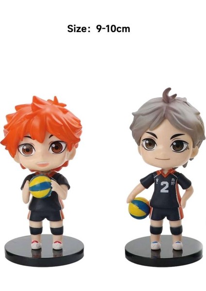 8 Adet Haikyuu!! Aksiyon S Versiyonu Şekilli Kalıp Oikawa Tooru Kenma Kozume Anime Figürü Bebek Modeli Oyuncak Süsler Hediye Çizgi Film Bebeği (Yurt Dışından)