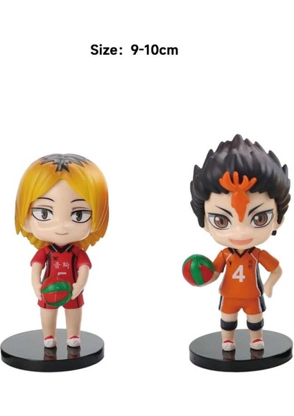 8 Adet Haikyuu!! Aksiyon S Versiyonu Şekilli Kalıp Oikawa Tooru Kenma Kozume Anime Figürü Bebek Modeli Oyuncak Süsler Hediye Çizgi Film Bebeği (Yurt Dışından)