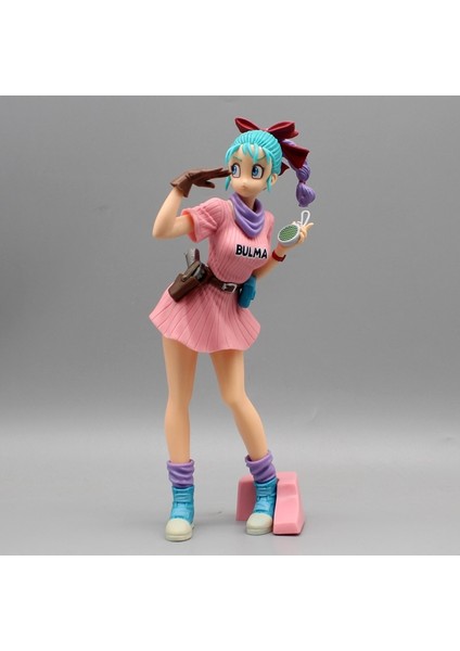 Dragon Ball Z 25 cm Bulma Glitter & Glamours Anime Figürü Gk Aksiyon Heykelcik Pvc Heykeli Modeli Bebek Koleksiyon Süs Oyuncaklar Hediye (Yurt Dışından)