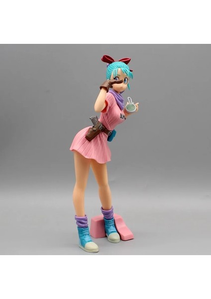 Dragon Ball Z 25 cm Bulma Glitter & Glamours Anime Figürü Gk Aksiyon Heykelcik Pvc Heykeli Modeli Bebek Koleksiyon Süs Oyuncaklar Hediye (Yurt Dışından)