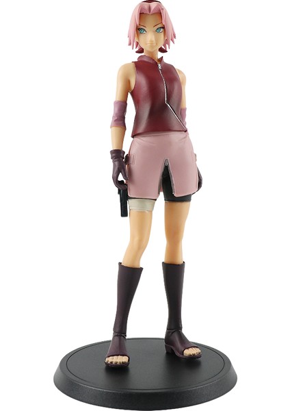 26CM Anime Shippuden Haruno Sakura Action Figure Pvc Statue Collection Model Toys Decoration Doll Xmas Ornament Gift For Kids (Yurt Dışından)
