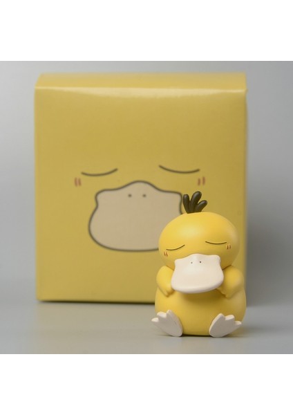 Pokemon Cute Psyduck Snorlax Gonbe Sleeping Ver. Cute Action Figure Toys 6-7cm (Yurt Dışından)