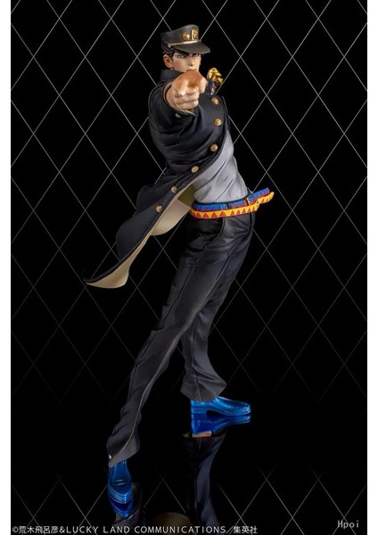17CM Anime Jojo's Bizarre Adventure Figure Kujo Jotaro Star Platinum Pvc Action Figure Boxed Kids Collectible Model Doll Gift (Yurt Dışından) fırsatları