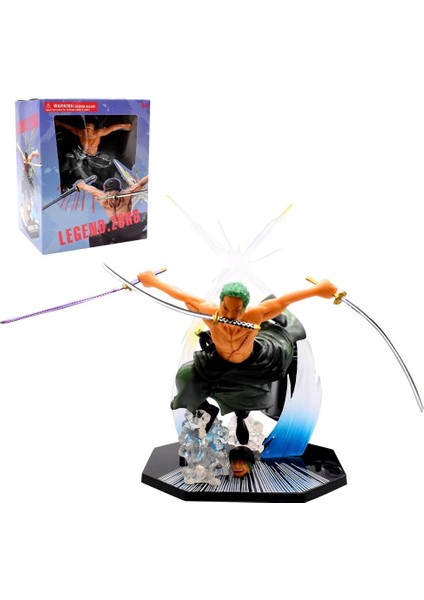 One Piece Figure 18CM One Piece Roronoa Zoro Figure Anime Figures Cartoon Anime Action Figure Pvc Figures Collectible Model For Children Birthday Gift, Anime Fans (Yurt Dışından)