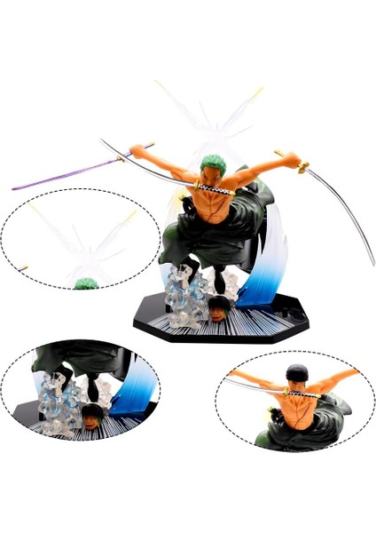 One Piece Figure 18CM One Piece Roronoa Zoro Figure Anime Figures Cartoon Anime Action Figure Pvc Figures Collectible Model For Children Birthday Gift, Anime Fans (Yurt Dışından) modelleri