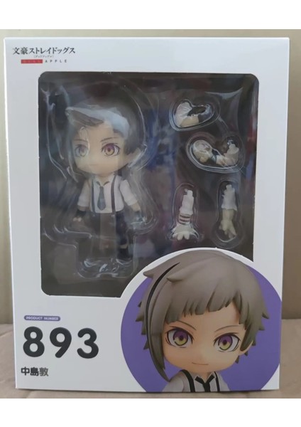 Bungo Stray Dogs Dazai Osamu Nakajima Atsushi 657# Nakahara Chuya 676# Ryunosuke Akutagawa 1191# Doll Anime Toys Action Figure (Yurt Dışından)