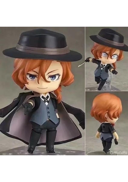 Bungo Stray Dogs Dazai Osamu Nakajima Atsushi 657# Nakahara Chuya 676# Ryunosuke Akutagawa 1191# Doll Anime Toys Action Figure (Yurt Dışından)