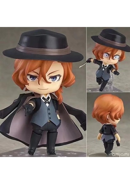 Bungo Stray Dogs Dazai Osamu Nakajima Atsushi 657# Nakahara Chuya 676# Ryunosuke Akutagawa 1191# Doll Anime Toys Action Figure (Yurt Dışından) modelleri