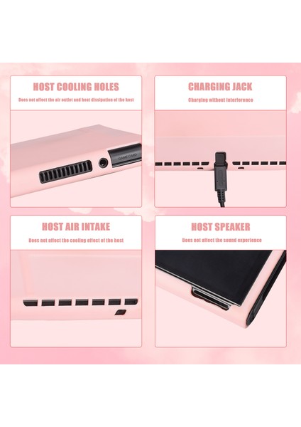 Nintendo Switch OLED Modeli 2021 Yumuşak Tpu Koruyucu Kapak Kılıfı Switch OLED Konsolu ve Joy Con Denetleyicisi Için Takılabilir Kılıf (Yurt Dışından) fırsatları