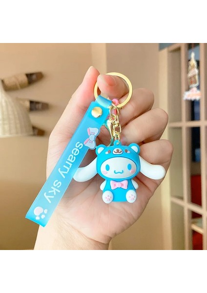 Sanrio Karikatür Hayvanlar Hello Kitty Kuromi Kolye Anahtarlık Anahtarlık Anime Aksiyon Figürleri Koleksiyon Model Oyuncaklar Takı Hediyeler (Yurt Dışından)