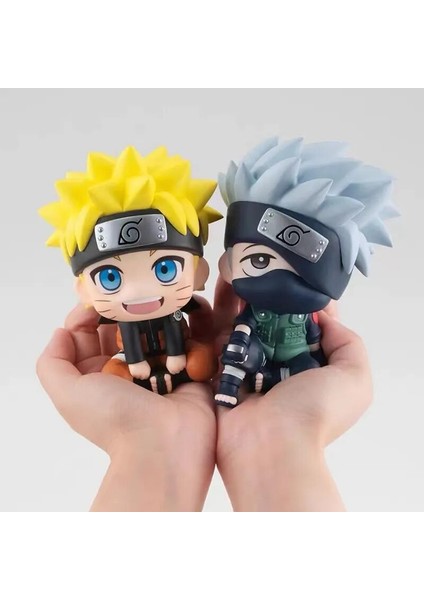 9cm Naruto Anime Figure Naruto Kakashi Action Figure Q Version Kawaii Sasuke Itachi Figurine Car Decoration Collection Model Toy (Yurt Dışından)