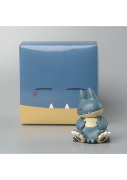 Pokemon Cute Psyduck Snorlax Gonbe Sleeping Ver. Cute Action Figure Toys 6-7cm (Yurt Dışından)