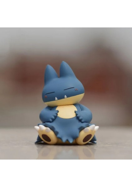 Pokemon Cute Psyduck Snorlax Gonbe Sleeping Ver. Cute Action Figure Toys 6-7cm (Yurt Dışından)